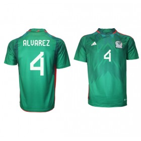 Herren Fußballbekleidung Mexiko Edson Alvarez #4 Heimtrikot WM 2022 Kurzarm